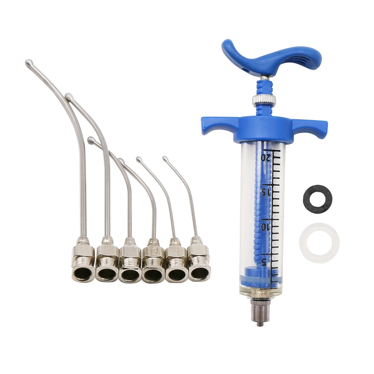 

Шприц для кормления животных, 6 трубок, 1 шт.