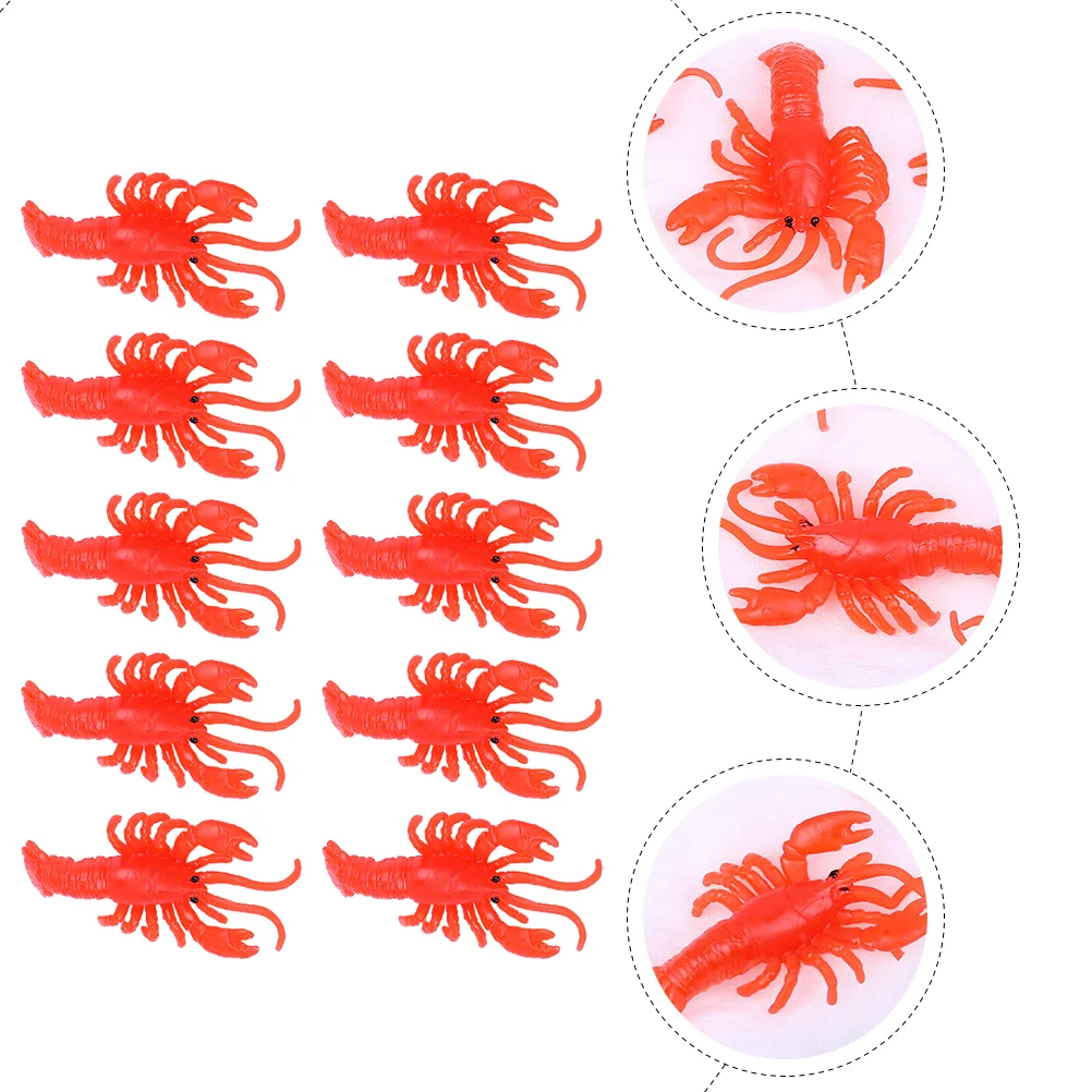 Износостойкие поддельные игрушки-крабы с имитацией раков и омара для детей