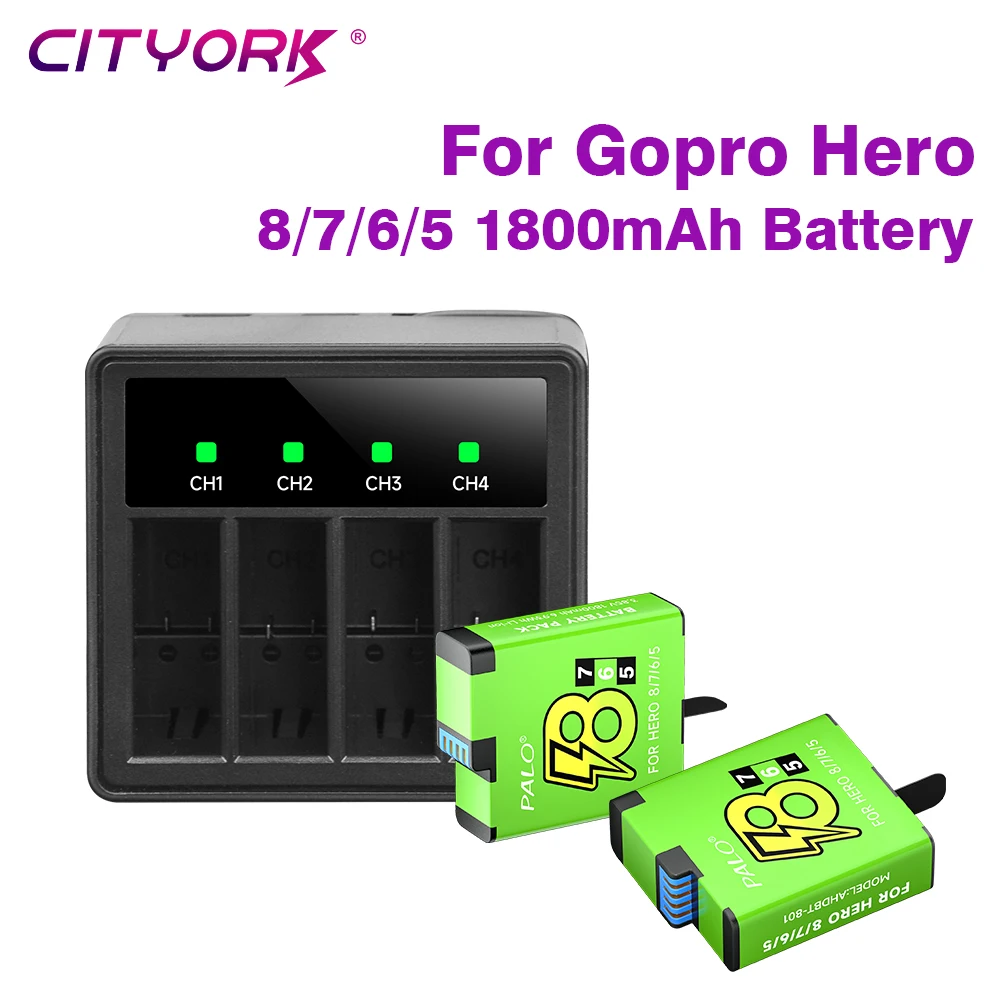 Аккумулятор 1800 мАч для Gopro 8 7 6 5