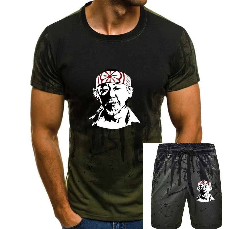 

Mr Miyagi T-Shirt 100% Cotton The Karate Kid Tribute Pat Morita Martial Arts