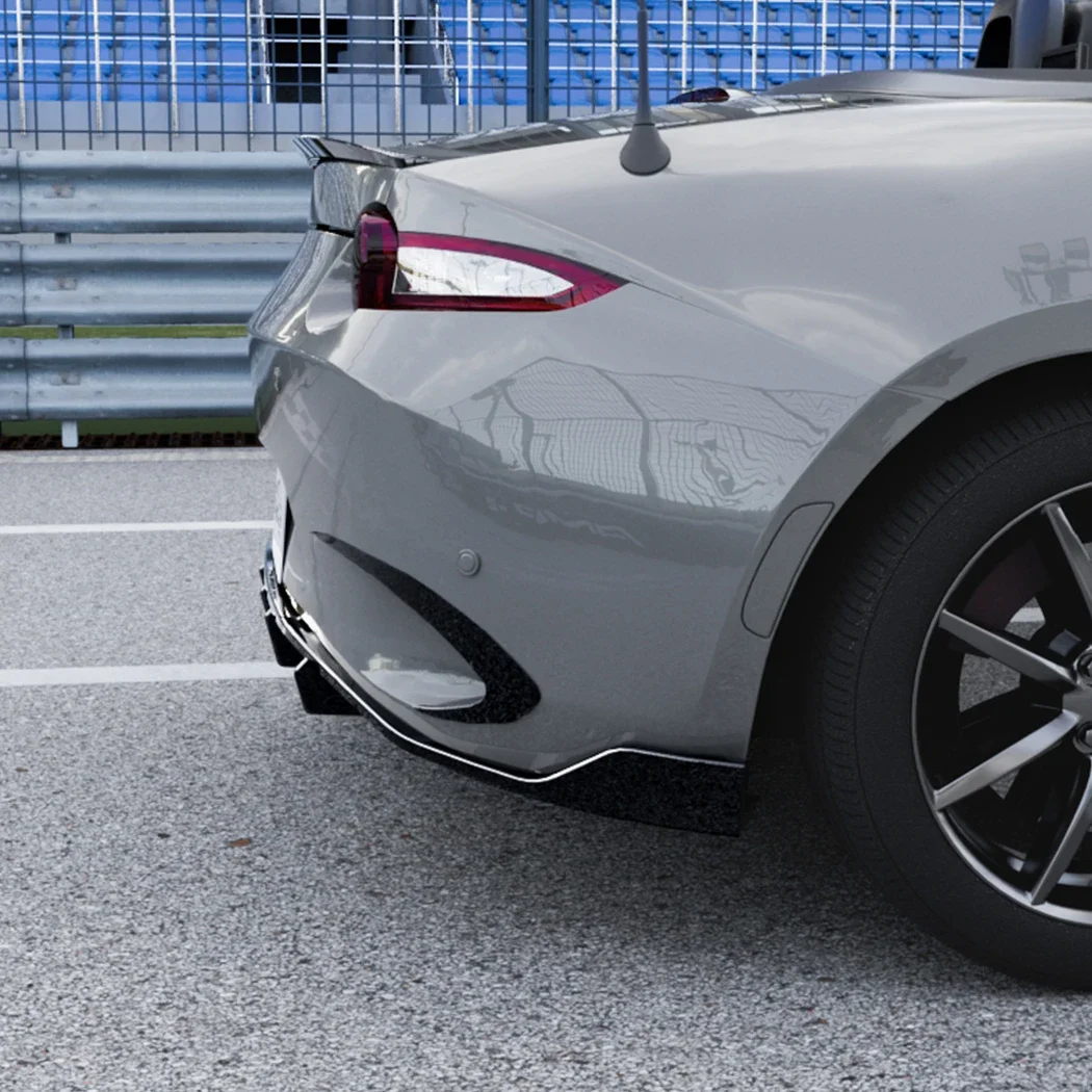 Фото Разделитель бампера в стиле Maxton для Mazda MX-5 Miata ND RF Roadster 2015-2025, задний диффузор, спойлер для губ, модификация, комплект кузова автомобиля №4