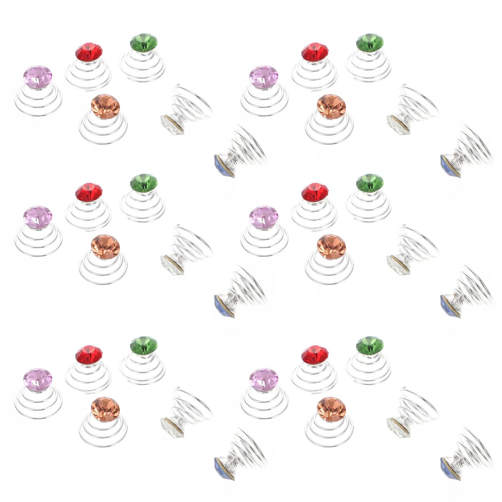 

Hair Rhinestone Spirals Clips Rhinestones Accessories Crystalspiral Diamond Wedding Swirl Crystals Pearlstick Fortwisters