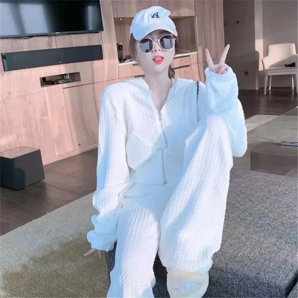 Модная одежда для бега женщин комплекты из брюк Y2k Элегантные повседневные