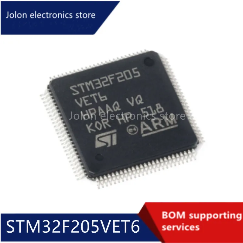 New stm32f205vet6 chip package lqfp100 32-bit microcontroller MCU integrated circuit chip