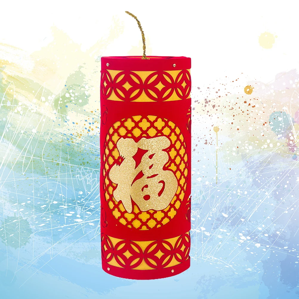 

1Pc Decorations Practical Shop Ornaments Simulation Firecrackers Chinese New Year Decoration for Wedding Home