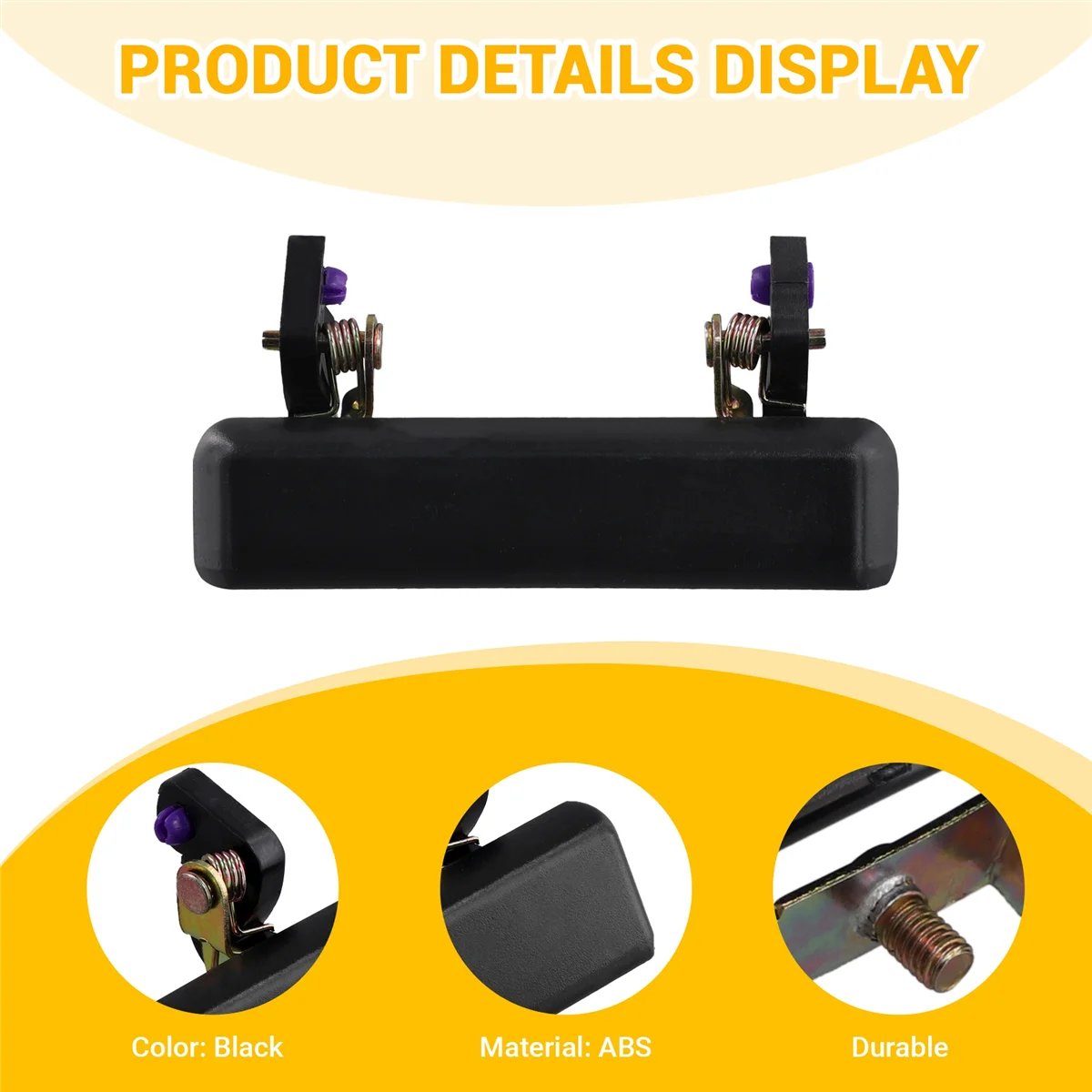 Автомобильные наружные дверные ручки 1 пара черные левые и правые для Suzuki Samurai