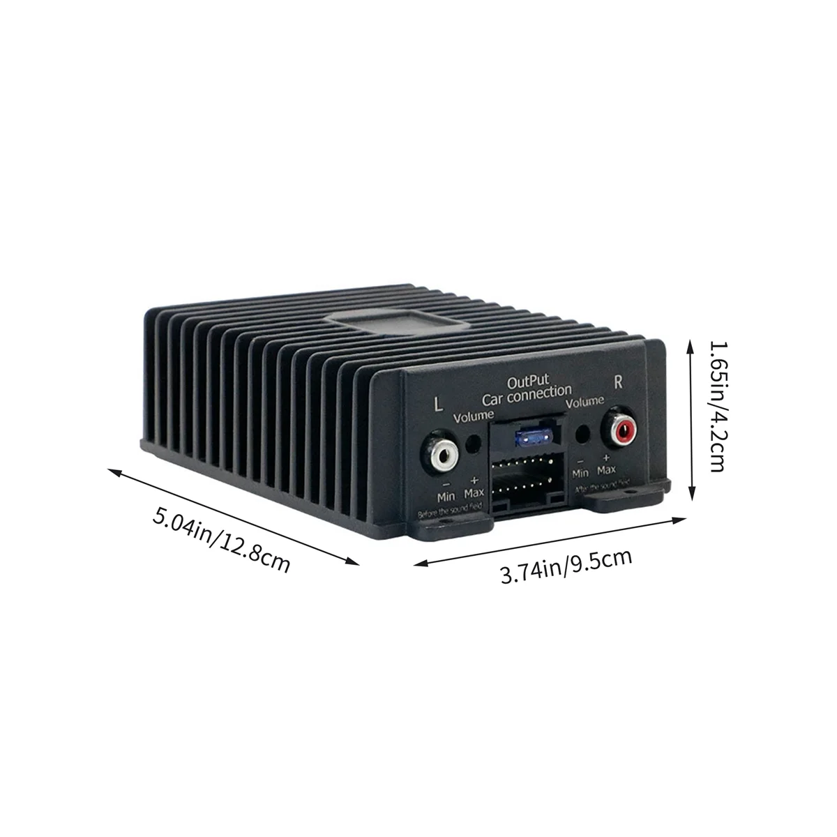 

4-канальный автомобильный аудиоусилитель 50 Вт, Миниатюрный цифровой звуковой усилитель с превосходным рассеиванием тепла для модификации автомобильного аудио