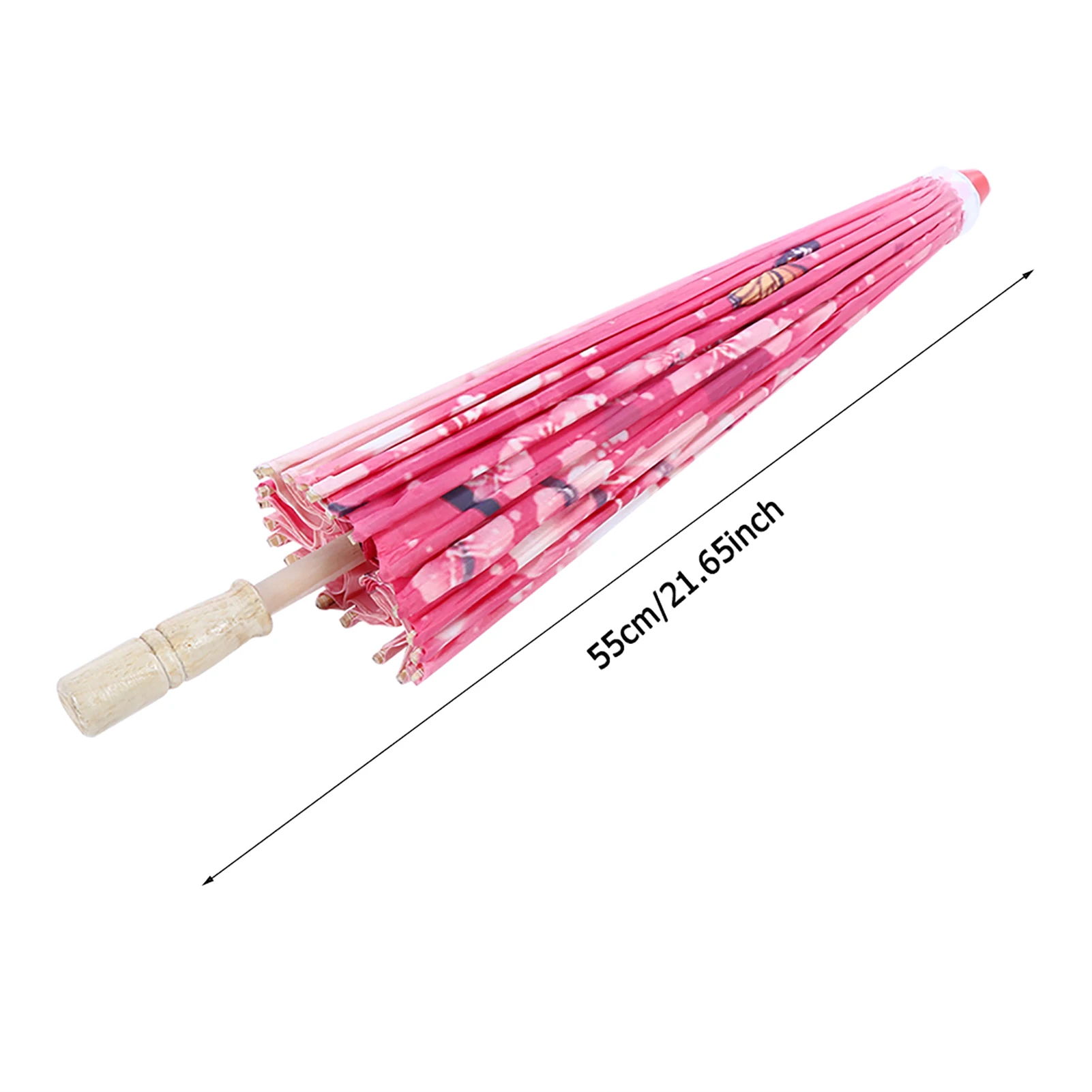 Женский ветрозащитный Китайский классический танцевальный зонт (синий)