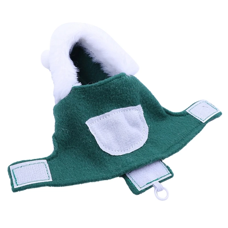 Зимняя теплая одежда для птиц попугаев какаду забавная рождественская косплея