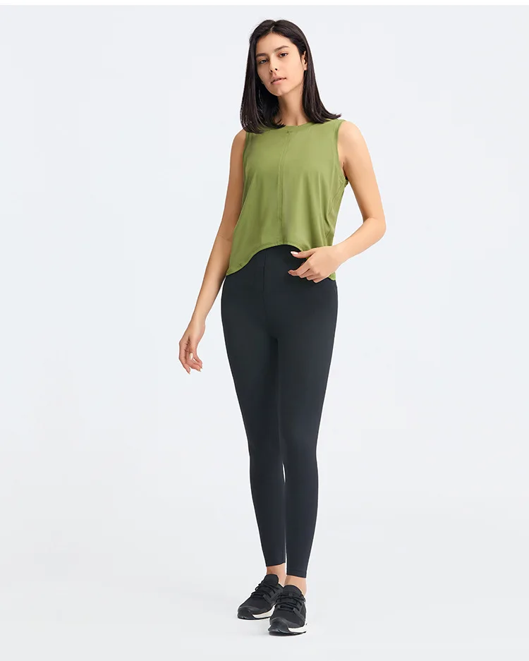 Luluwomen's Pants Yoga Leggings Gym Workout Fitness Sport High Waist Tights Hidden Button Corset Waist Women's Clothing Trousers