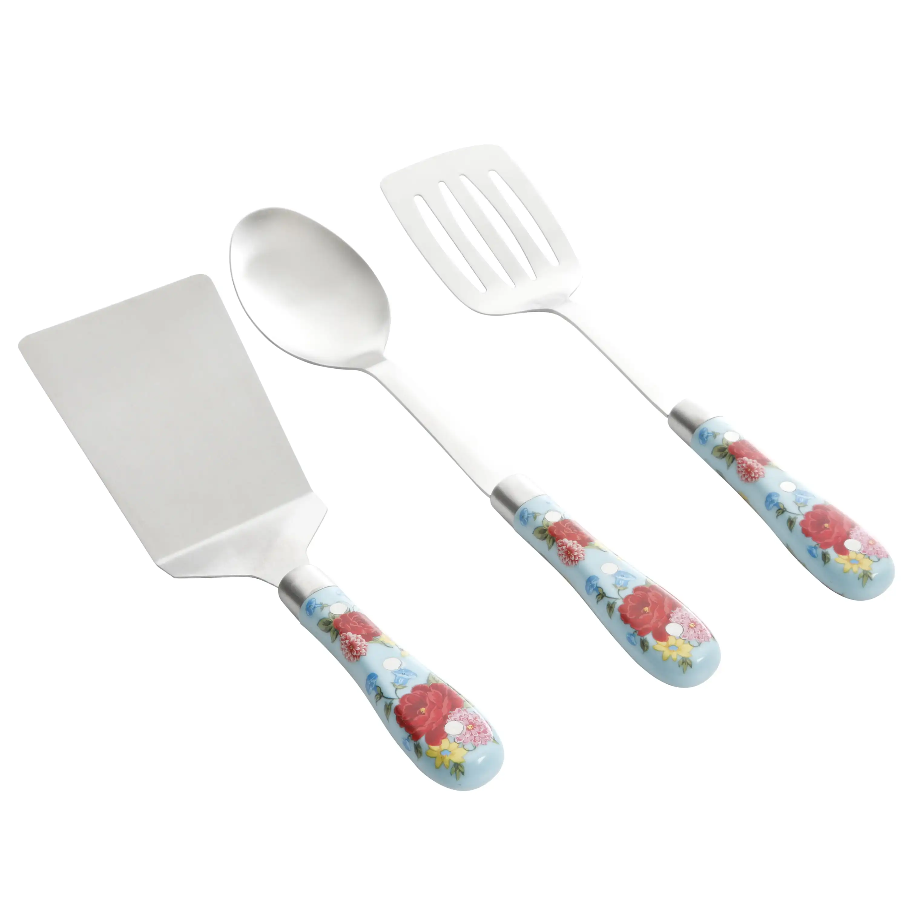 

Sweet Rose 3-Piece Kitchen Tool Set Kitchen Utensils Set Non-stick Kitchenware Accessories Cooking Tool