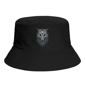Viking Vikings ULFHEDNAR  Bucket Hat Polyester Men Women Fisherman Hat Customized Cute Journey Caps