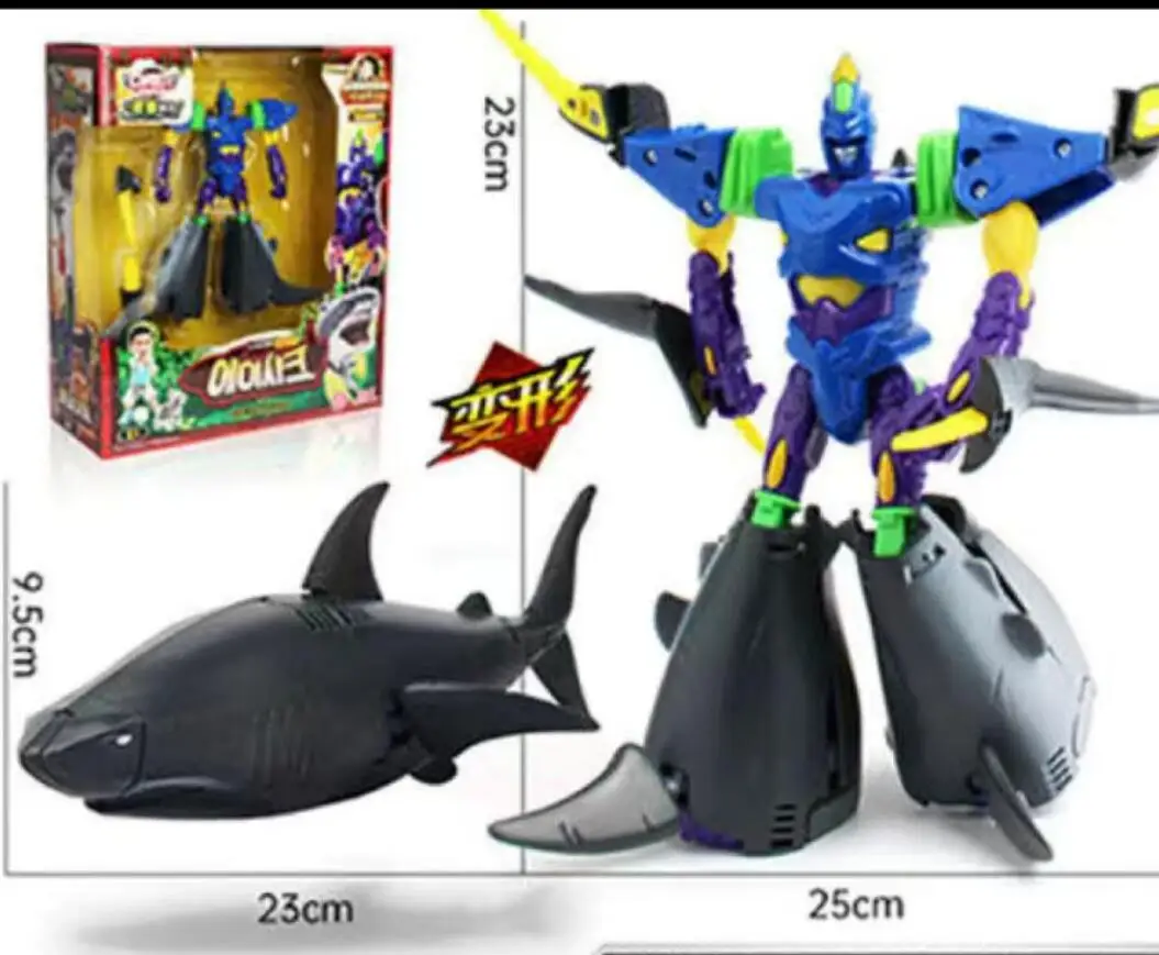 

New ABS Hello Carbot Transformation Dinosaur Robot Toys Action Figures Two Mode Deformation Pterosaur Toy for Children Gift 5