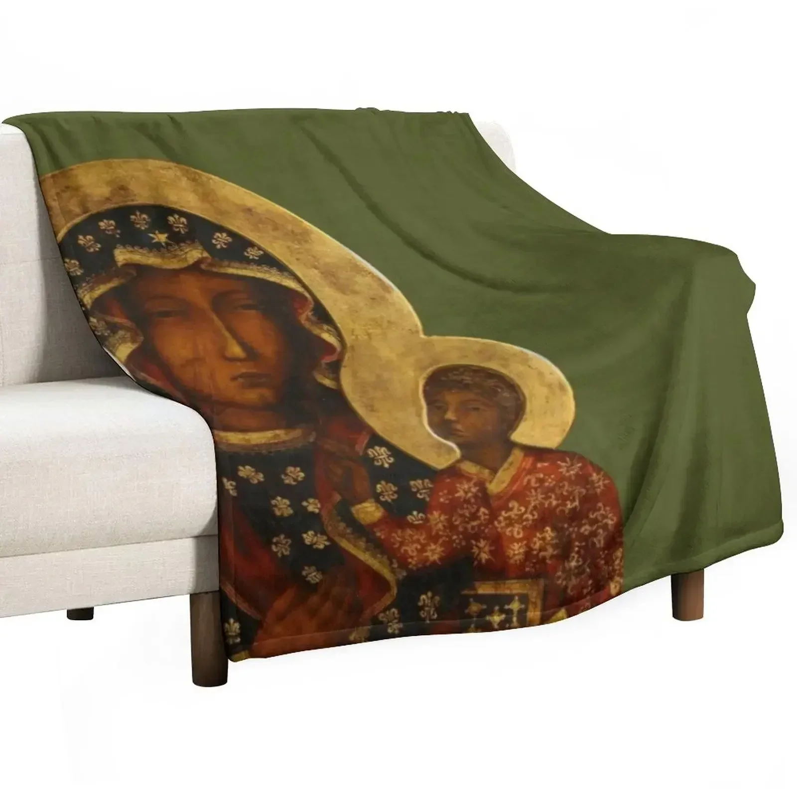 Черная Мадонна Чистохов Богоматери Чи?сточков Одеяло Пресвятой Девы Марии