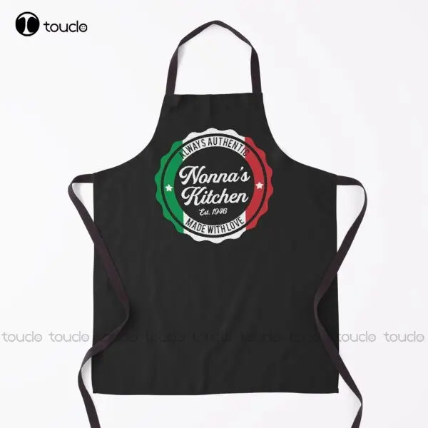 

Nonna'S Kitchen! Italian Italian Pride Italian American Apron Shop Apron For Women Men Unisex Adult Household Cleaning Apron New