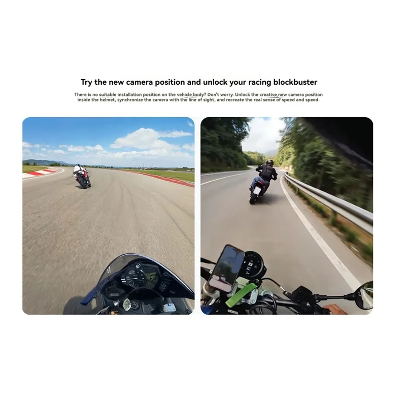 N93R аксессуары для шлема, зажим для крепления для Insta360 GO 3 GO3S, крепление для мотоциклетного шлема, держатель POV для улучшенных возможностей езды (art.: 3920d07f52dff) - 3920d07f52dff
