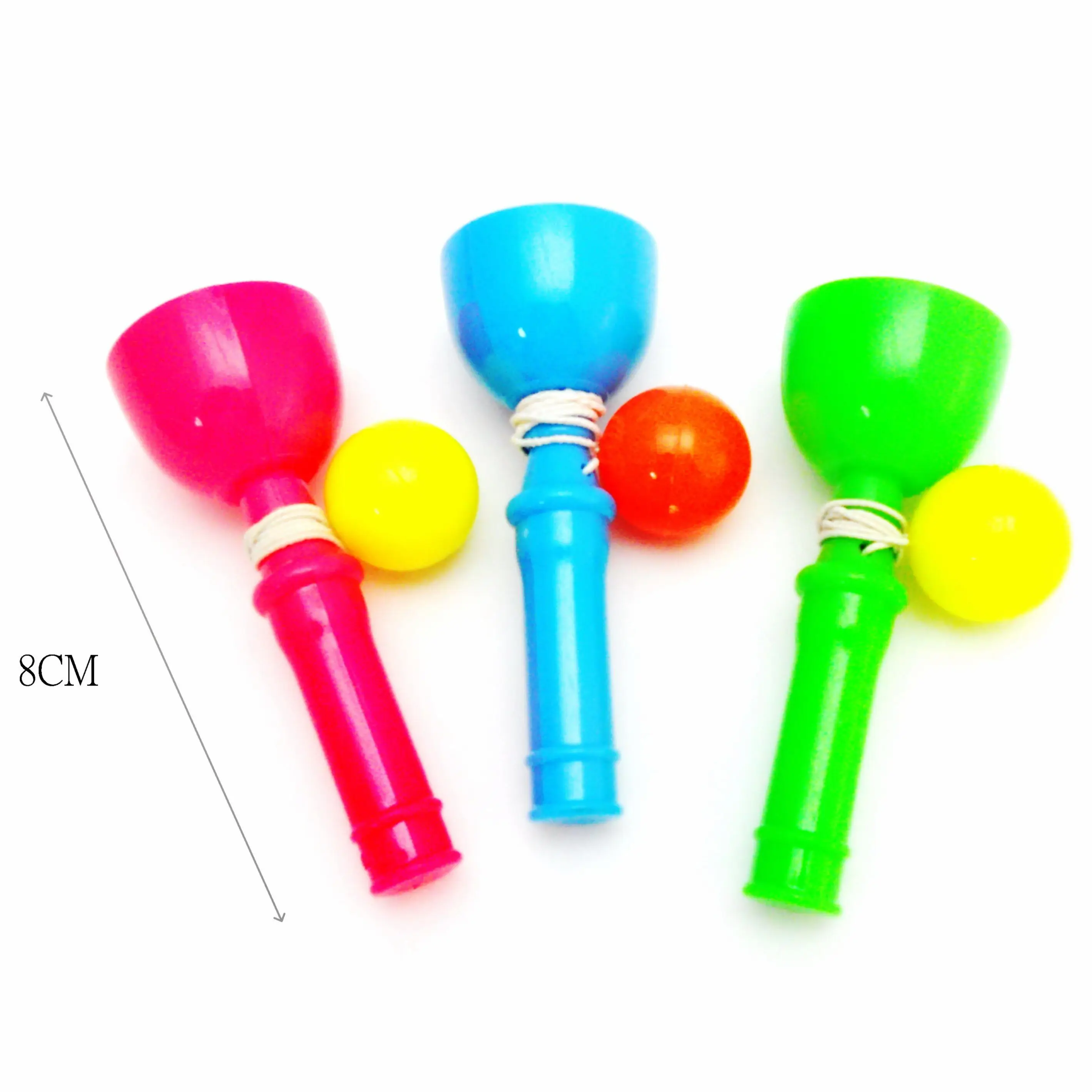 

4 Pc Mini 8cm Catch Ball Kendama Home Toys Kids Christmas Birthday Party Favor Game Pinata Filler School Classroom Prize Gift