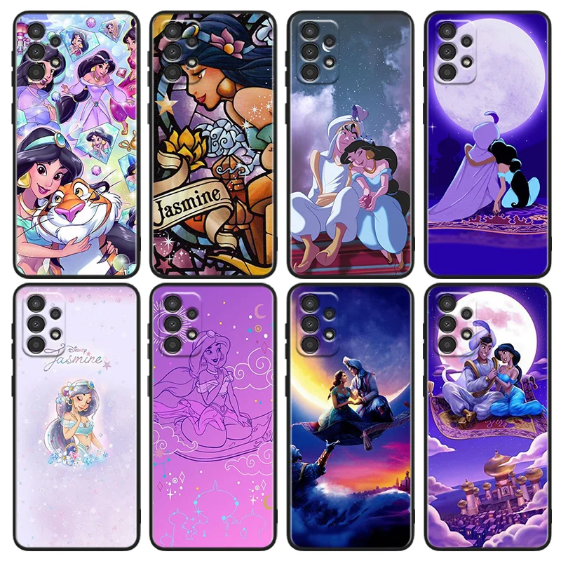 

Aladdin and the magic lamp For Samsung A91 A81 A73 A72 A71 A54 A53 A52S A51 A42 A41 A34 A33 A21 A31 A23 lite Black Cover