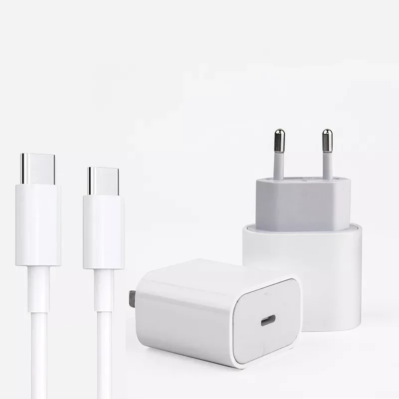 

20W Fast Charger For iPhone 12 AU/EU/US/UK Plug and Data USB Cable For iPhone 12 Charger Wire For iPad USB-C for iphone13