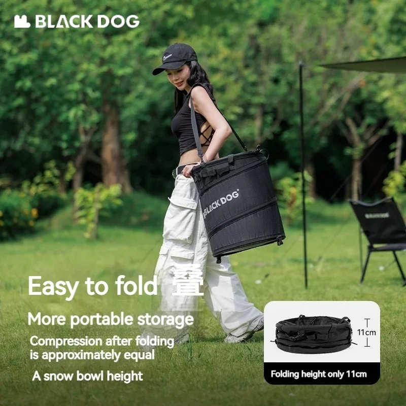 Naturehike BLACKDOG Кемпинг Открытая сумка-ведро Портативная легкая складная