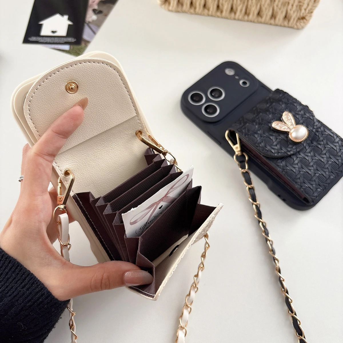 Фото Чехол-кошелек Rabbit Chain Multi Card Wallet для Honor 600 400 300 200 90 600 Lite 400 Smart 100 80 70 60 50 30 20 Pro 10 20i №3