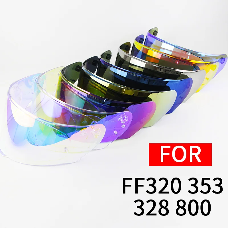 Enlarge LS2 Ff320 Helmet Visor Suitable for LS2 FF800 FF328 FF353 Model Transparent Smoke Colorful Helmet Lens