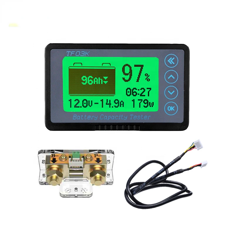 

DC8-120V 350A Battery Coulometer TF03K Professional Precision car Battery Tester monitor for RV battery indicator