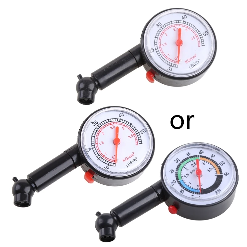 

Tire Low Air Pressure Gauge Heavy Duty Accurate Large Glossy Dial Easy to Read for Car Truck Tires Tester Meter Durable