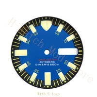 nh35 seiko watch monster yellow dial black color with s logo new style mod watch nh36 movement skx007009 28 5mm
