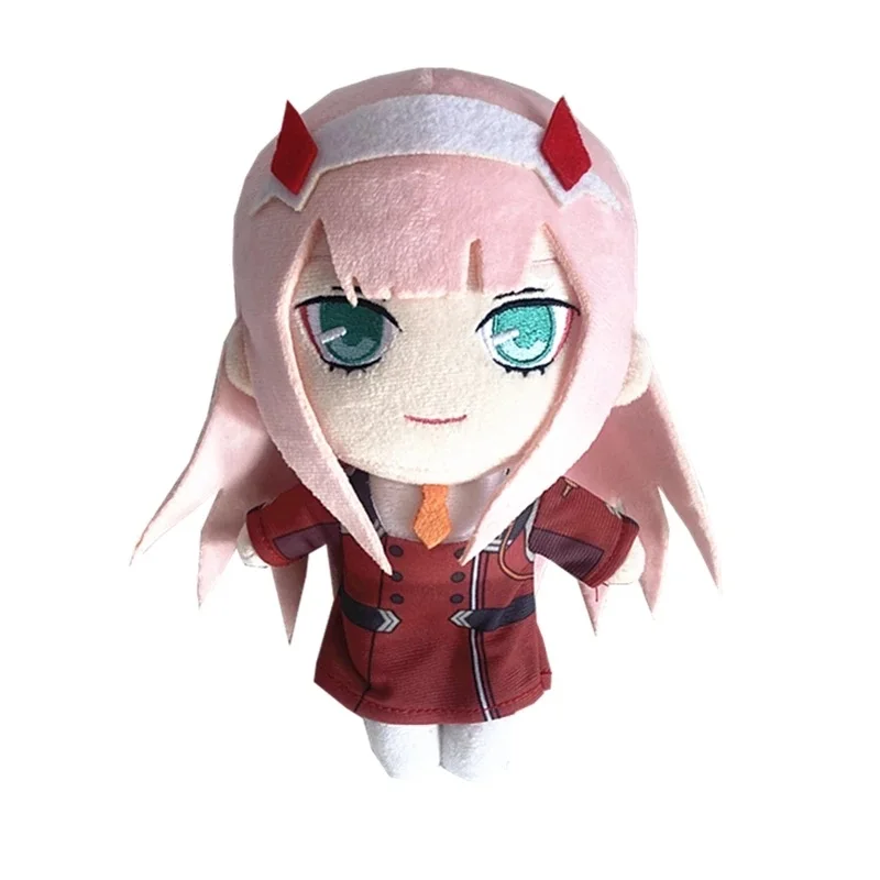 

20cm Cute DARLING In The FRANXX Plush Toy Anime Cartoon National Team Zero Two Game Doll Children's Birthday Gifts for Girls