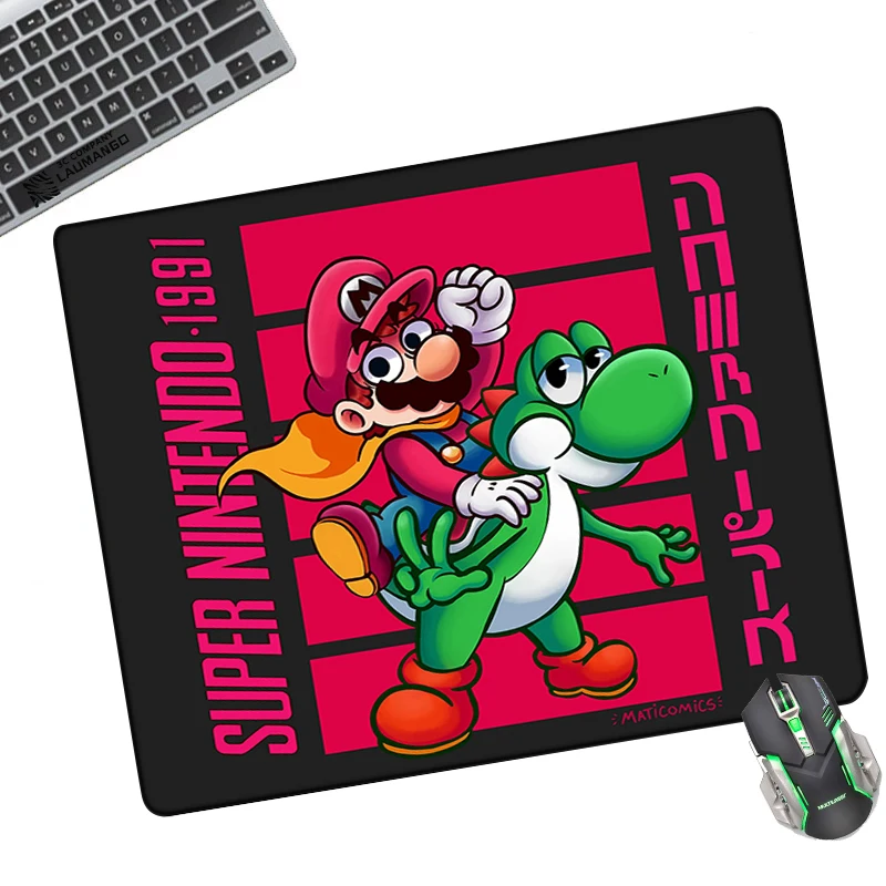 

Gaming Accessories Super Mario Desk Pad Mouse Keyboard Mat Rubber Mousepad Pc Computer Deskmat Cute Cartoon Mini Gamer Mouse Pad