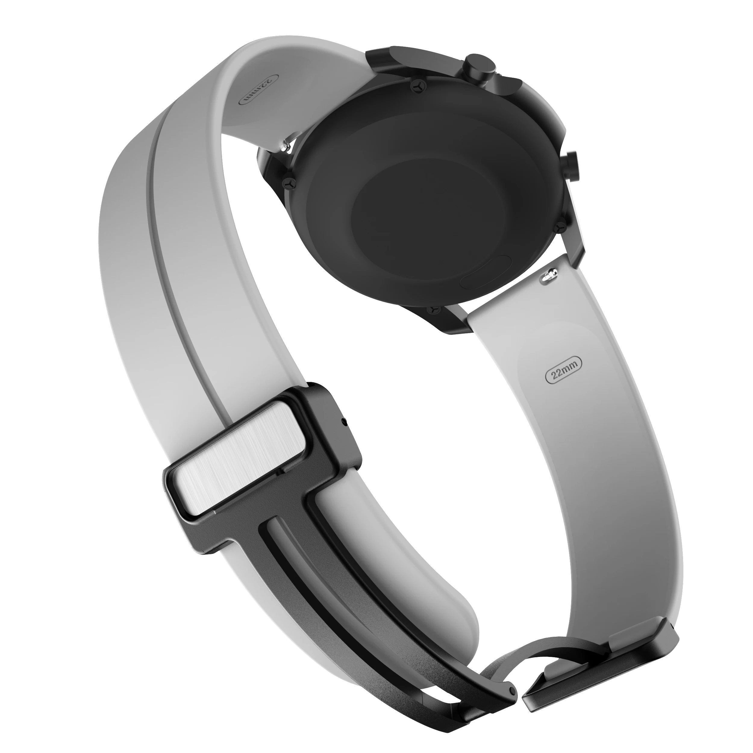 Силиконовый ремешок 18 мм 20 22 для Samsung Galaxy Watch 7 6 5 4 серии магнитный браслет Huawei GT5 5Pro