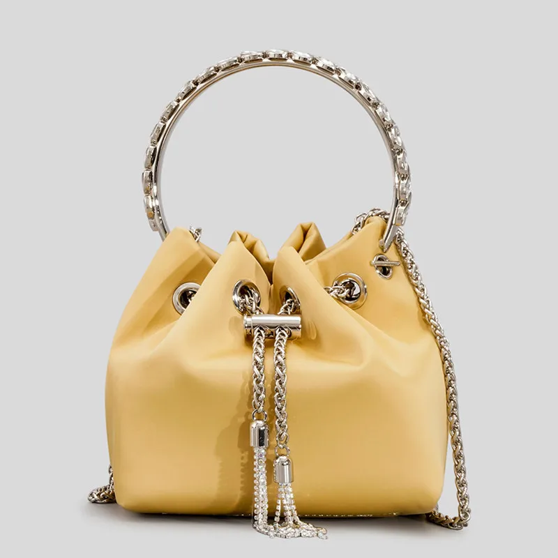 European And American Satin Dinner Bag Fashion Diamond Messenger Bag Banquet Handbag Glite Diamond Bag Women Purse And Handbags