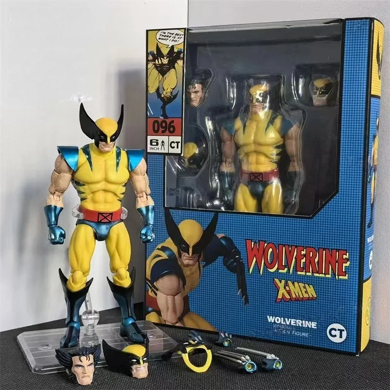 Фото Оригинальная фигурка Ct Toys Wolverine Deadpool Mafex 096 138 X-Men, коллекционная модель из комиксов для коллекционеров. №3