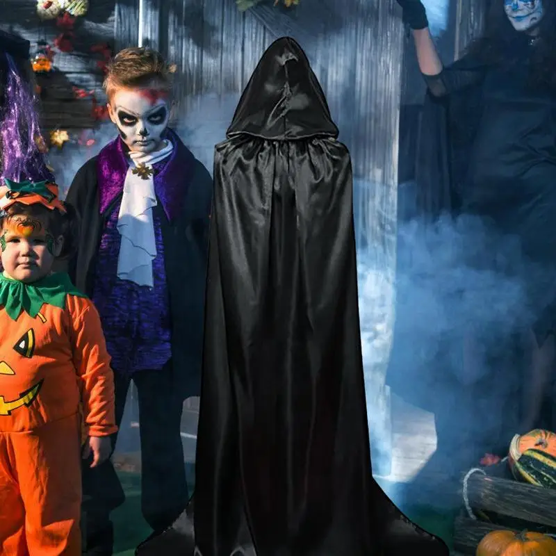 Накидка с капюшоном на Хэллоуин черная зеленая накидка-вампир Пиратская накидка
