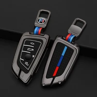 2022new metal car key case cover for bmw g20 g30 f10 f30 e46 e60 e90 x5 x6 i3 car accessories holder keychain both men and women