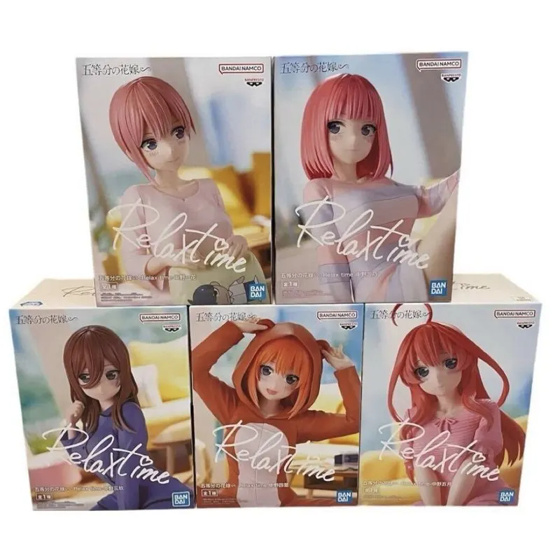 Фото Фигурки Bandai Namco Banpresto The Quintessential Quintuplets Relax Time: Накано Мику, Ичика, Нино, Йотсуба, Ицуки №1