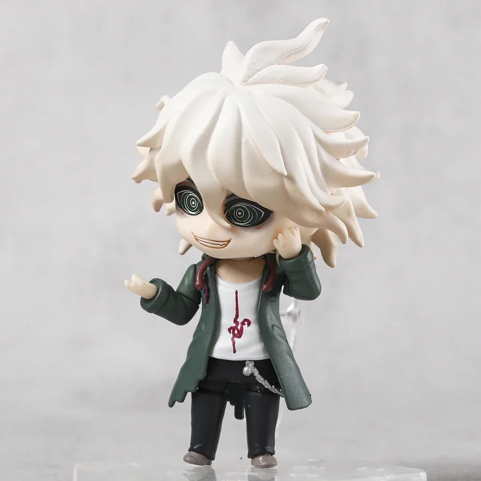 Фото Danganronpa 2580 Nagito Komaeda Q аниме фигурка модель игрушка изменение лица в сборе милые игрушки №4