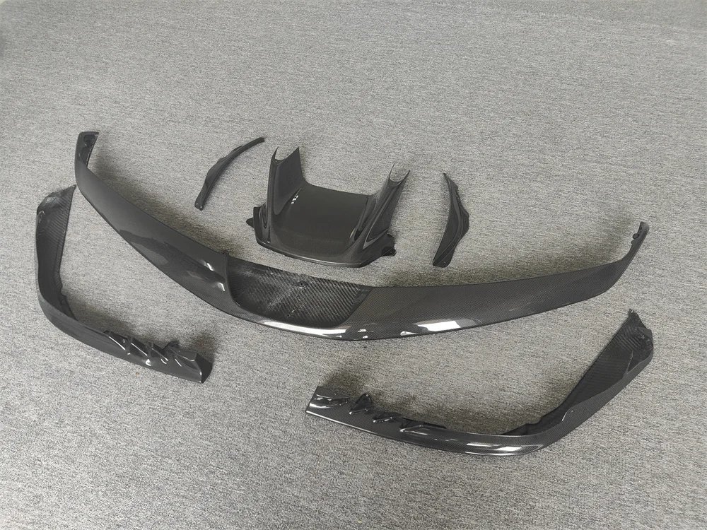 OEM Стиль углеродное волокно передняя губа угол лезвия кузов комплект для Ferrari SF90