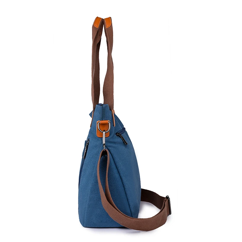 Women High Quality Canvas Shoulder Bags Large Capacity Casual Tote Handbag Top-handle Fashion Tote Crossbody Bag Travel Bags