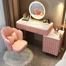Items Makeup Dressing Table Box Container Drawer Nordic Organizer Dressing Table Mirrors Woman Coiffeuse Dressers For Bedroom