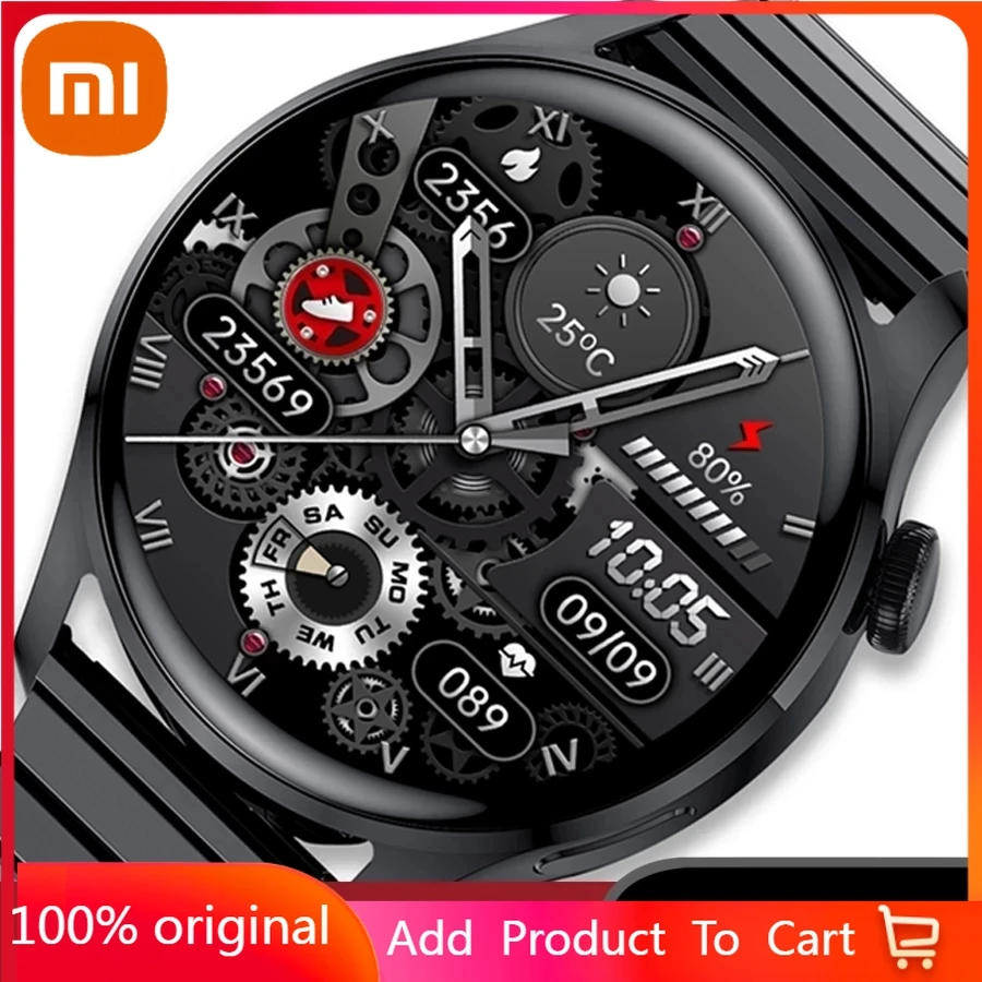 

Xiaomi Smart Watch Men 390*390 HD Sports Fitness Tracker Smartwatch Full Touch Heart Rate Blood Pressure Watch For Android IOS