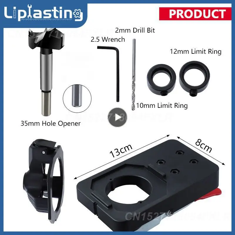 

35mm Hinge Hole Locator Cabinet Door Hinge ABS Hole Puncher Woodworking Hinge Installation Aid For DIY Woodworking