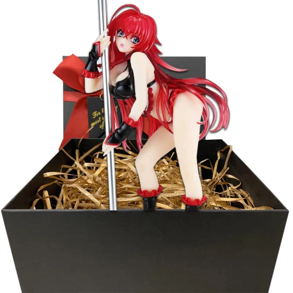

Hentai Figure Sexy Anime Girl Figurine Rias Pole Dance Ver. Collection Cast off Girl Character Collectible Doll Model Gift Toy.