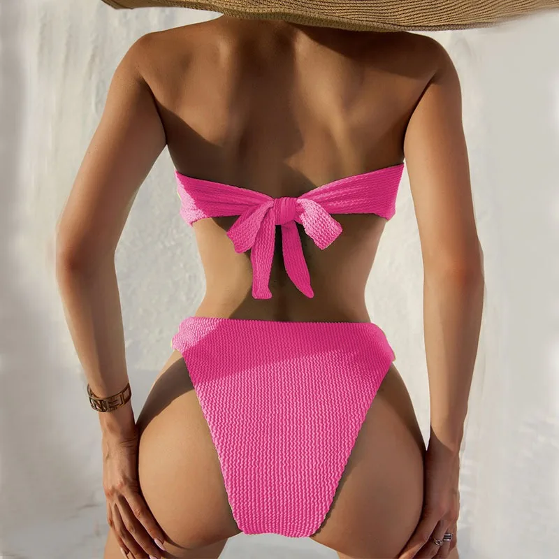 Женский купальник 2022 женское микро бикини сексуальный комплект бикини-бандо