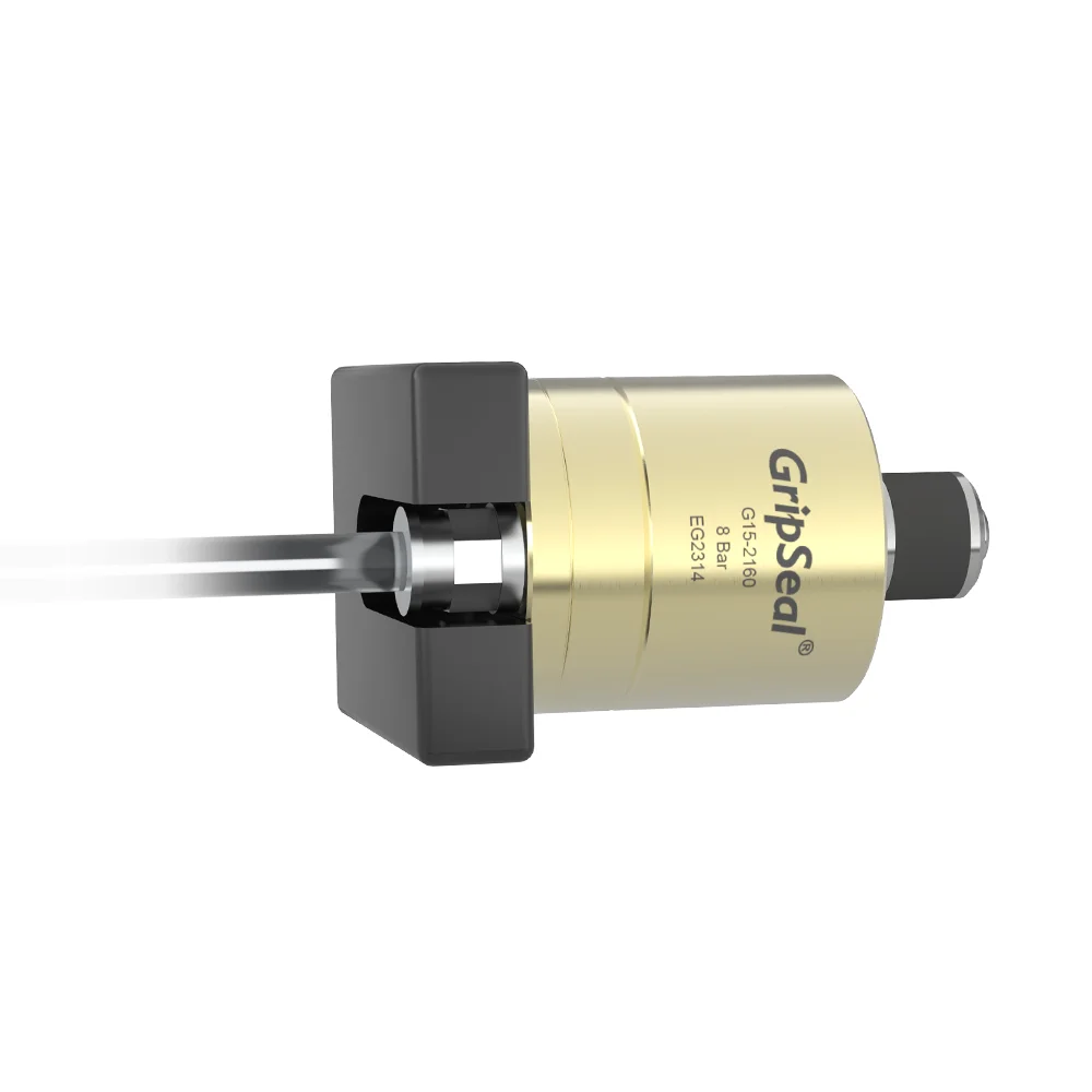 Внутренний соединитель GripSeal G15 быстроразъемный использует давление воздуха для