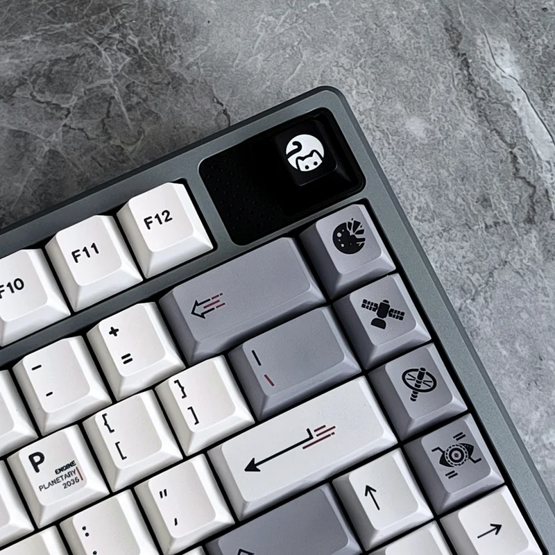 Механическая клавиатура Space Crisis 142 клавиши Cherry Profile DYE Subbed PBT полные наборы для GH60