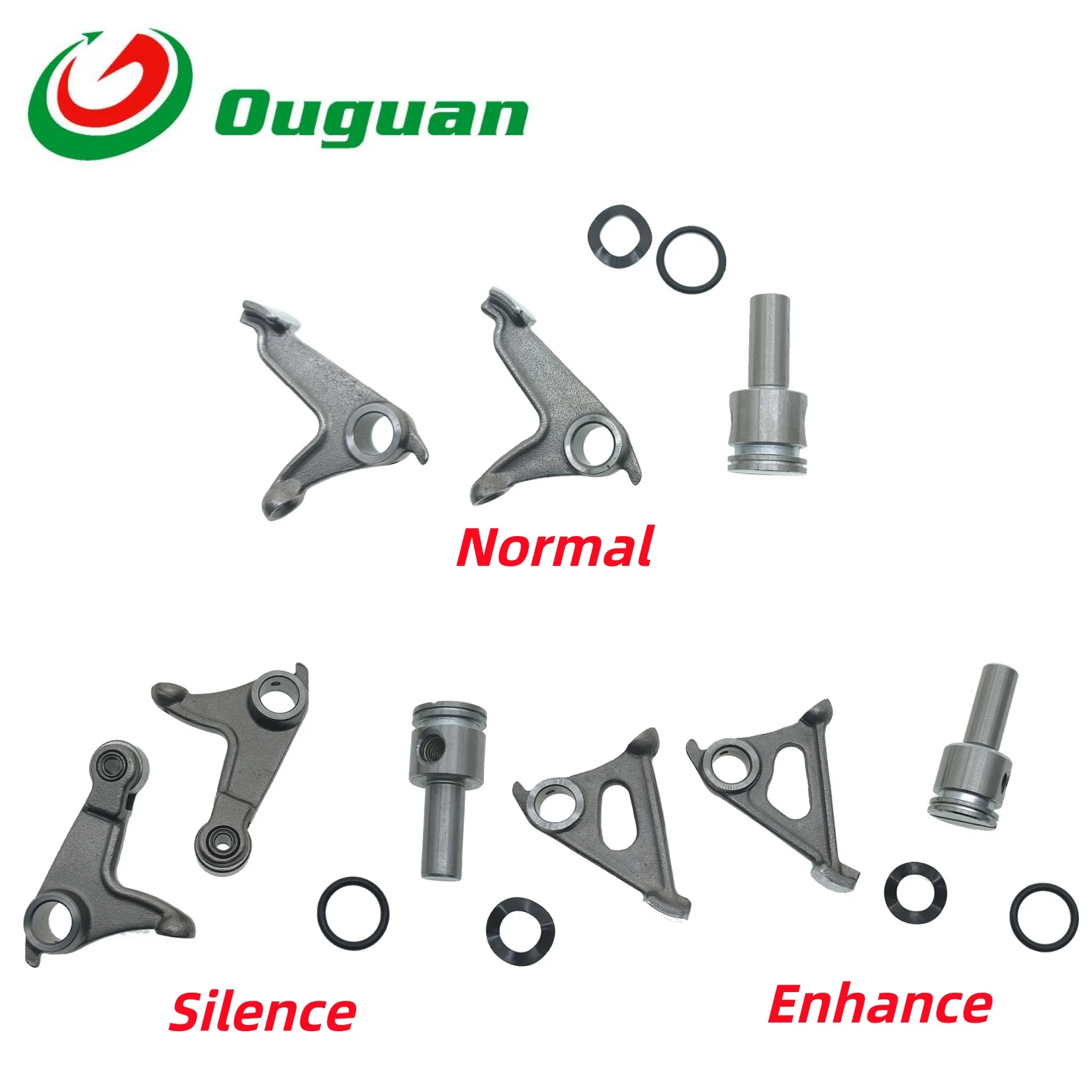 Фото Усиленный шатун ouguan для Honda CG125 CG150 CG175 CG200 CG250 CG 125 150 175 200 250 300 156FMI с усиленным штифтом для бесшумной работы №1