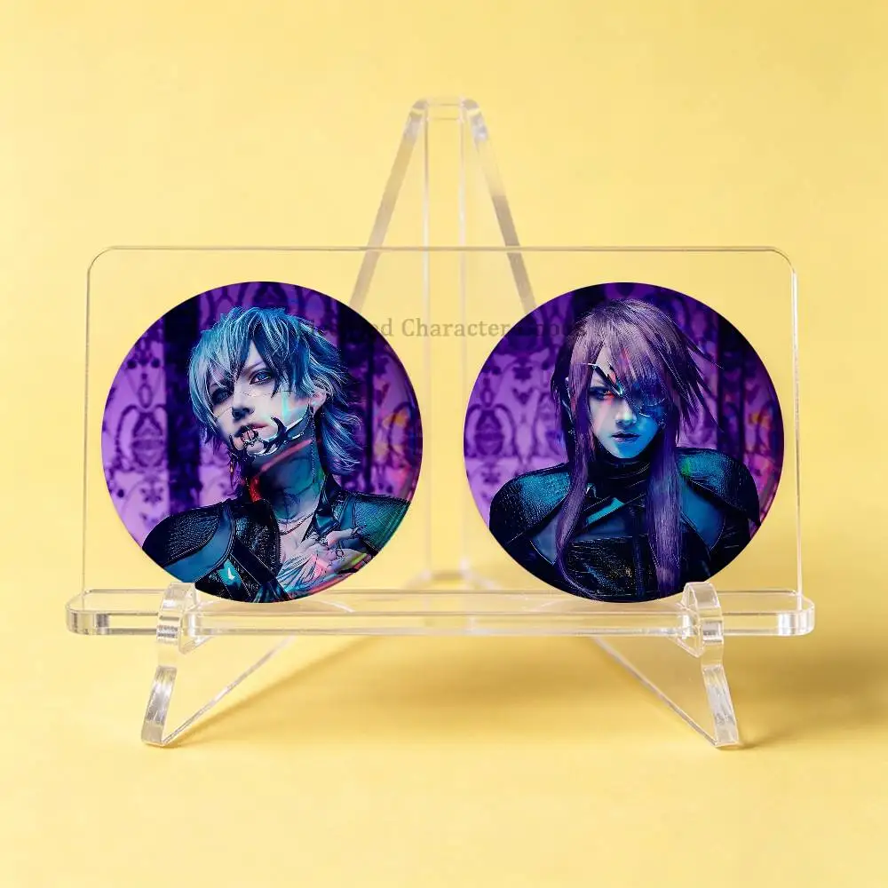 Значки J-JILUKA, 25, 32, 44, 58, 75 мм, круглые, для косплея, украшение для рюкзака, коллекционные подарки, броши, набор из 2 предметов (art.: 3920dbc63b288) - 3920dbc63b288