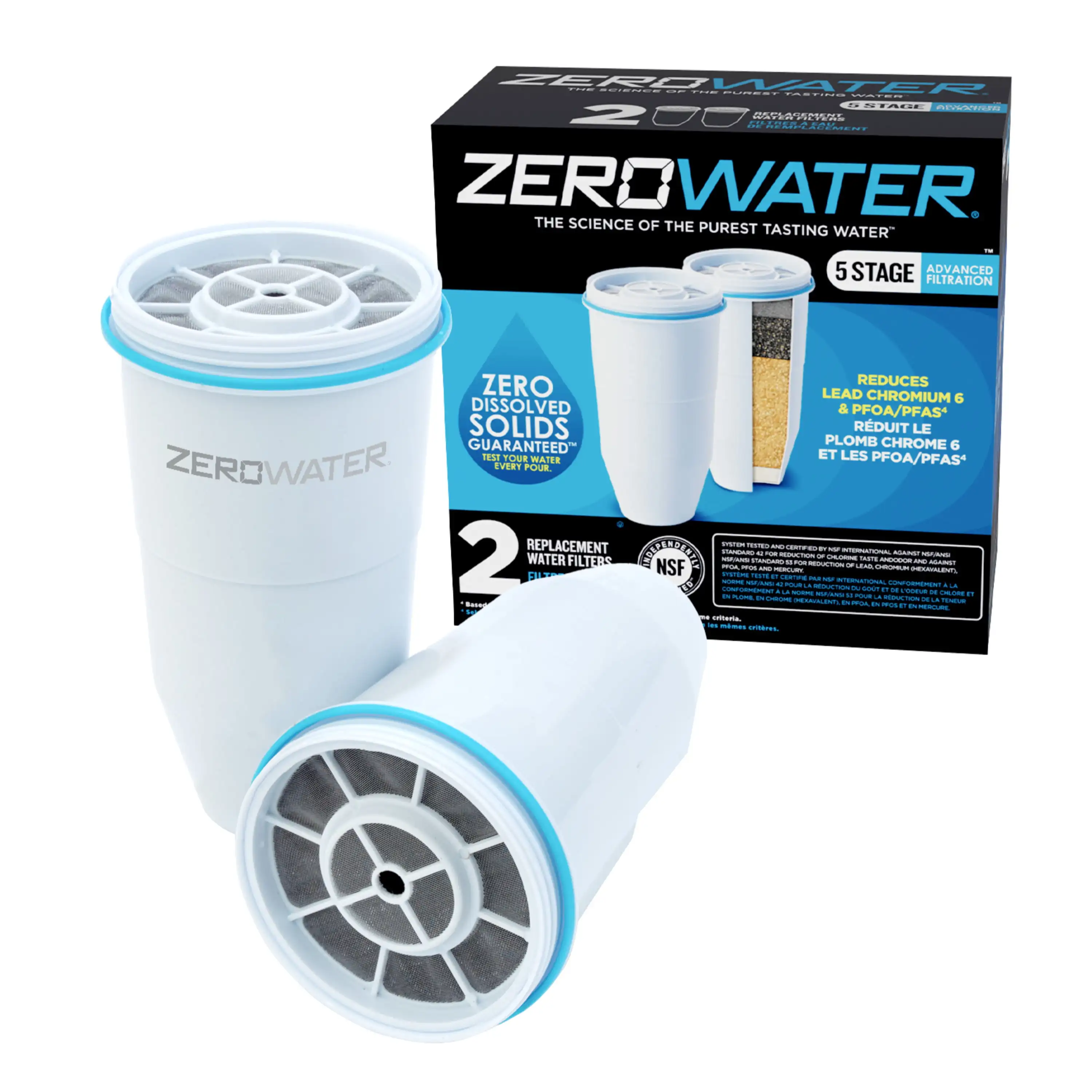 

5-Stage Water Filter Replacement - 2 Pack